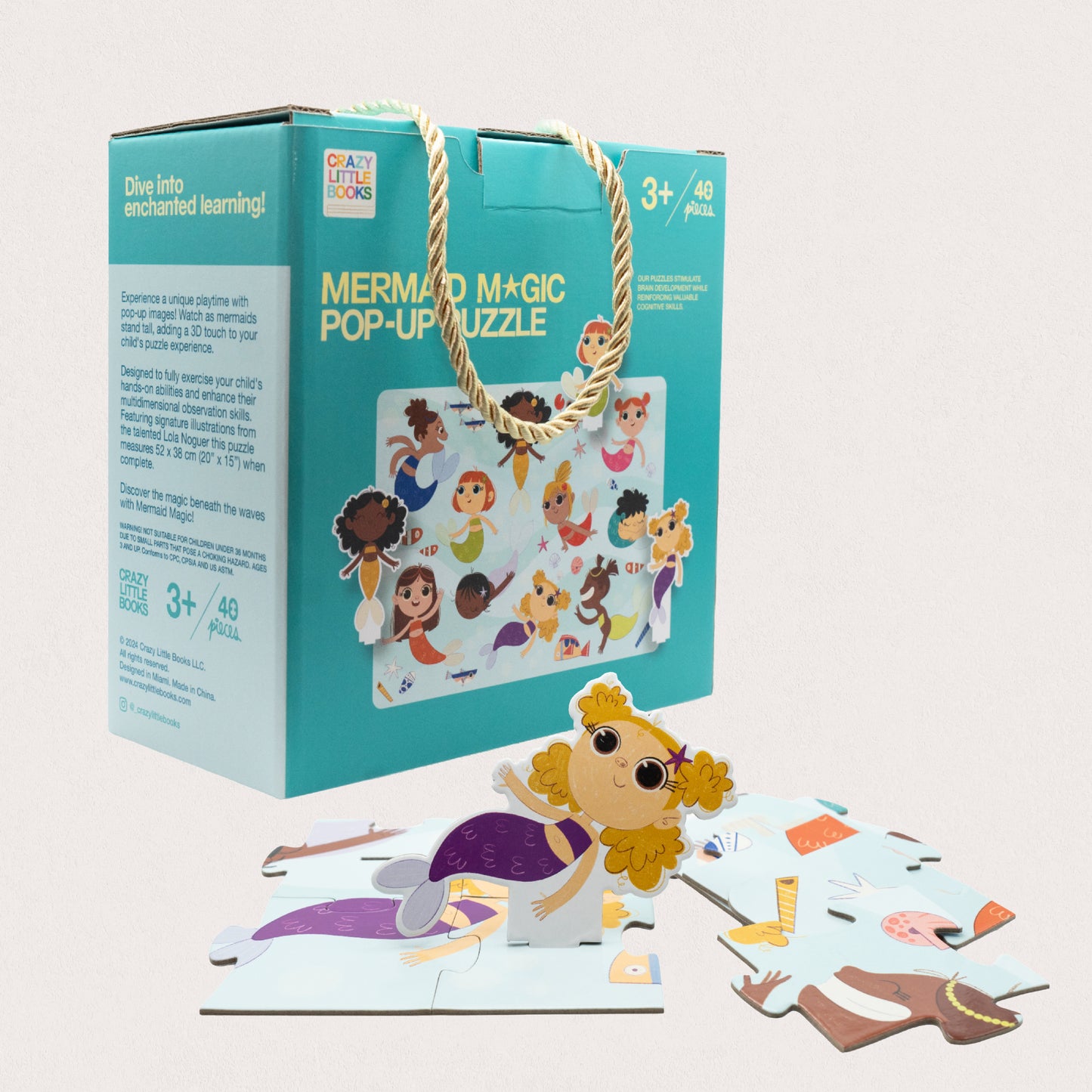 Mermaid Magic Pop-Up Puzzle