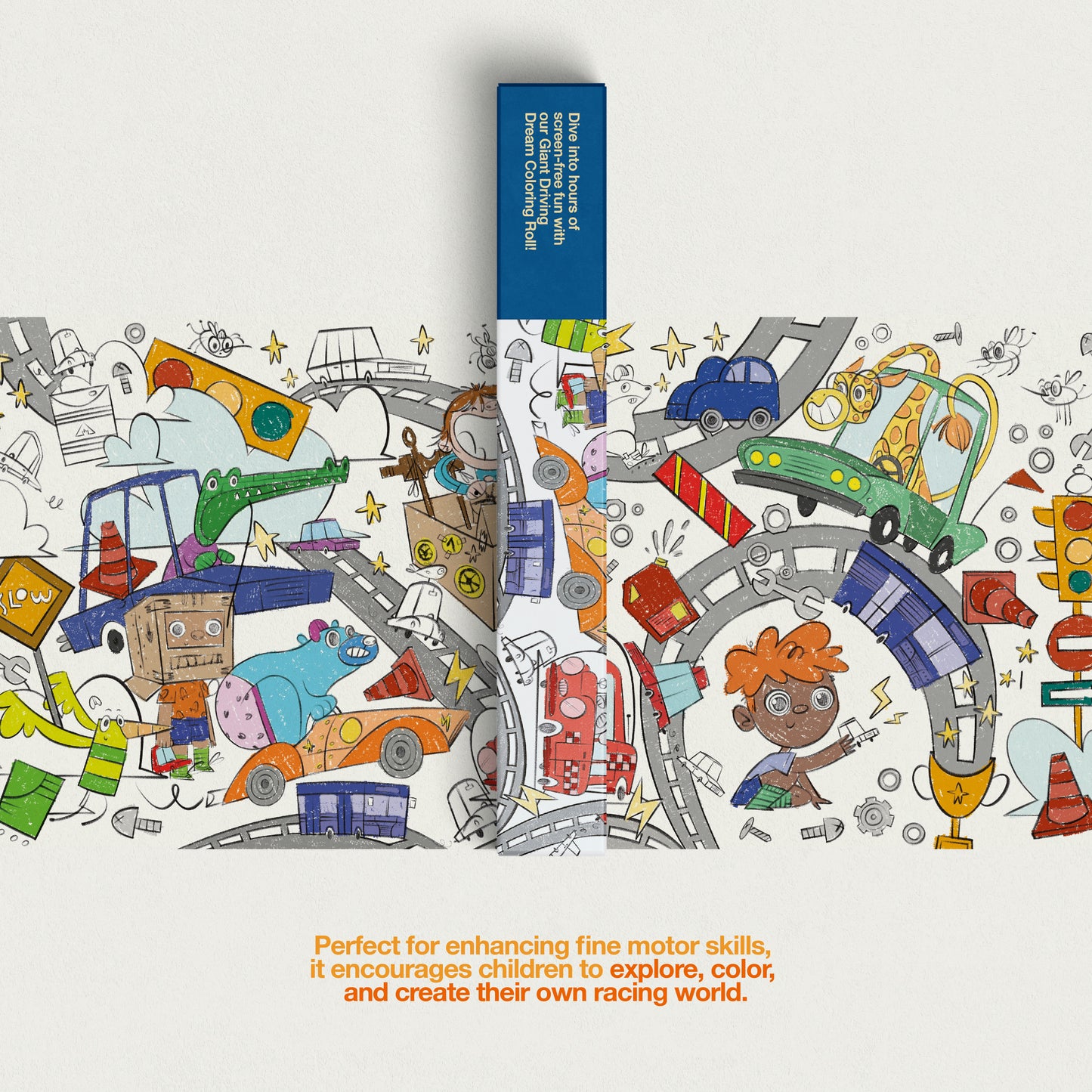 Giant Coloring Roll Bundle