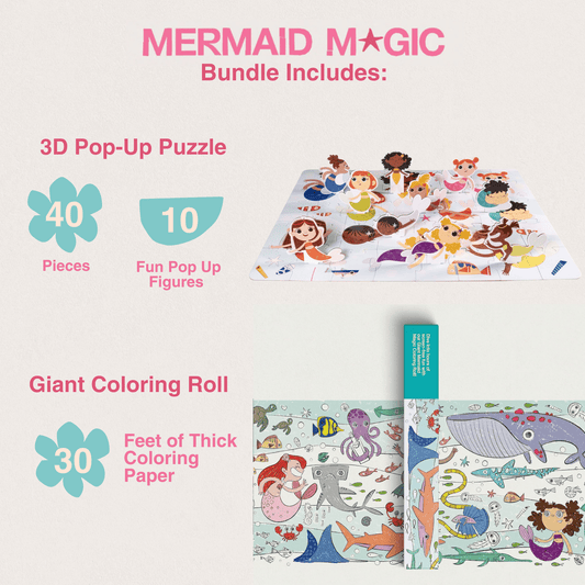 Mermaid Magic Activity Bundle - Crazy Little Books