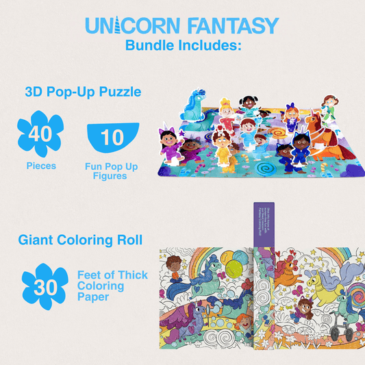 Unicorn Fantasy Activity Bundle - Crazy Little Books