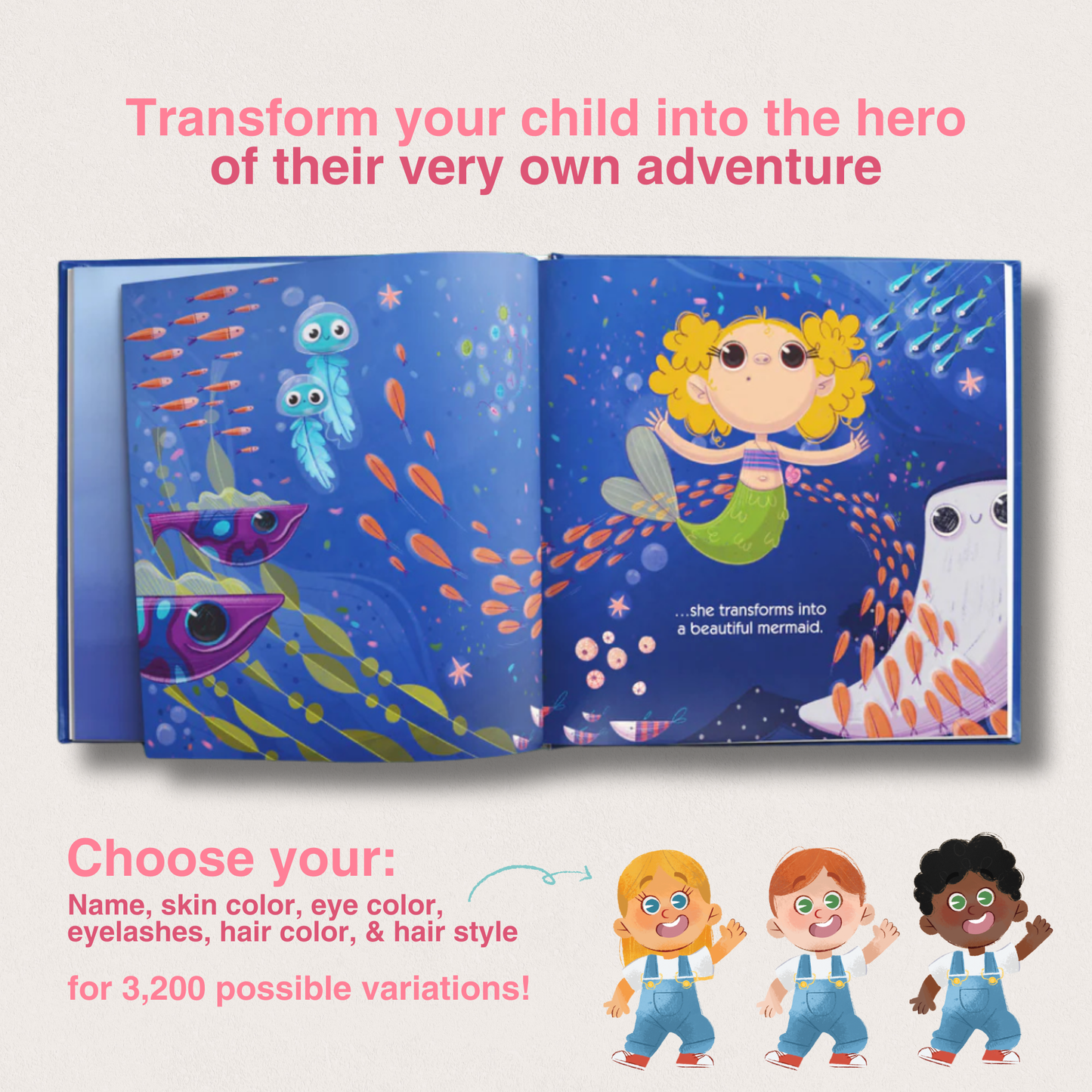 Mermaid Magic Personalized Book