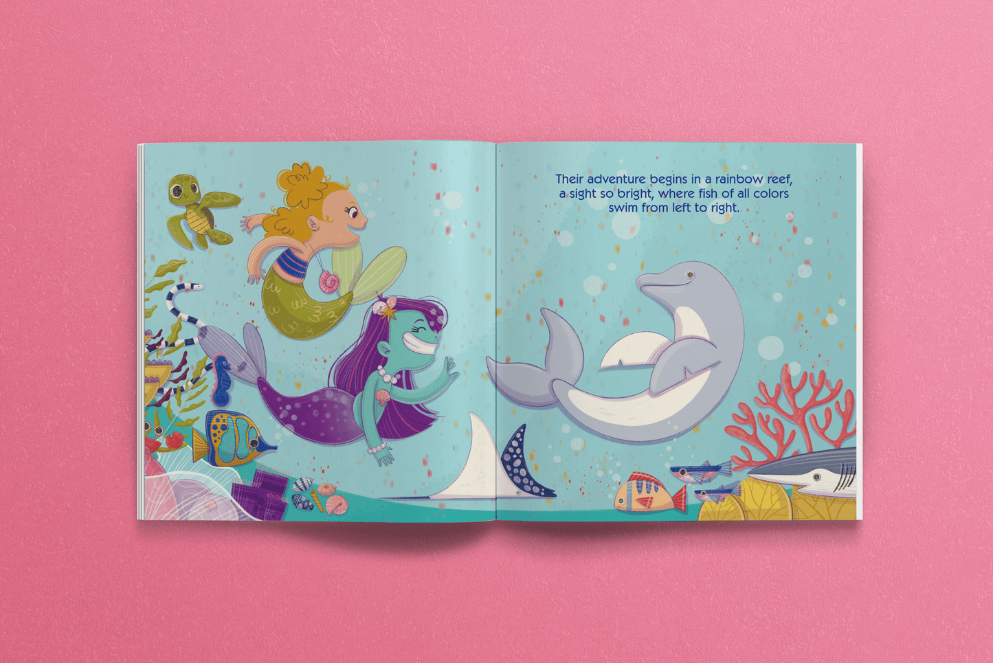 Mermaid Magic - Illustrated Soft Cover Story Book - Crazy Little Books
