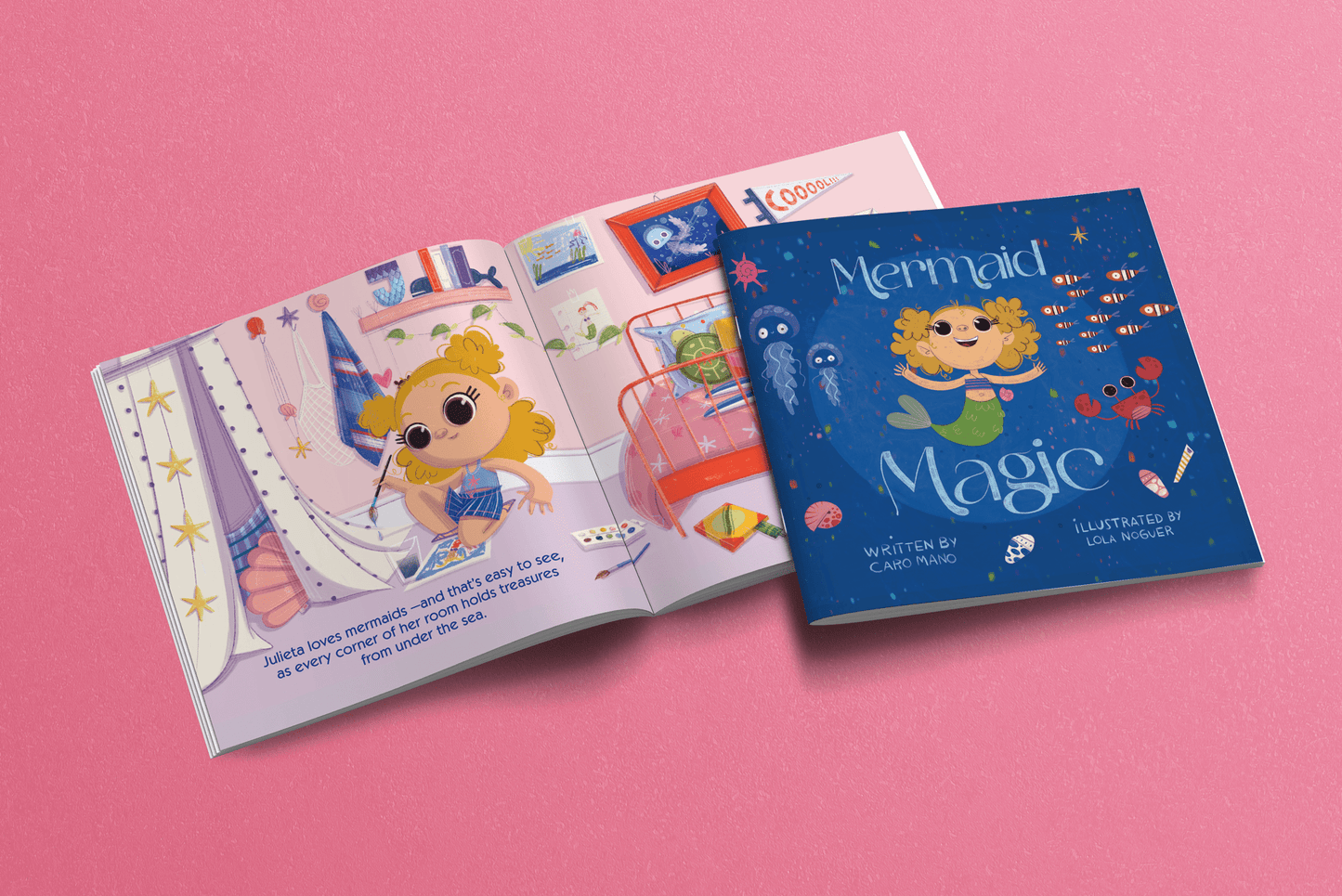 Mermaid Magic - Illustrated Soft Cover Story Book - Crazy Little Books
