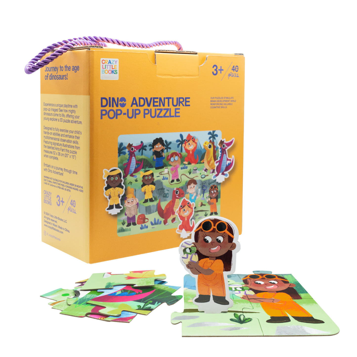 Dino Adventure Pop Up Puzzle