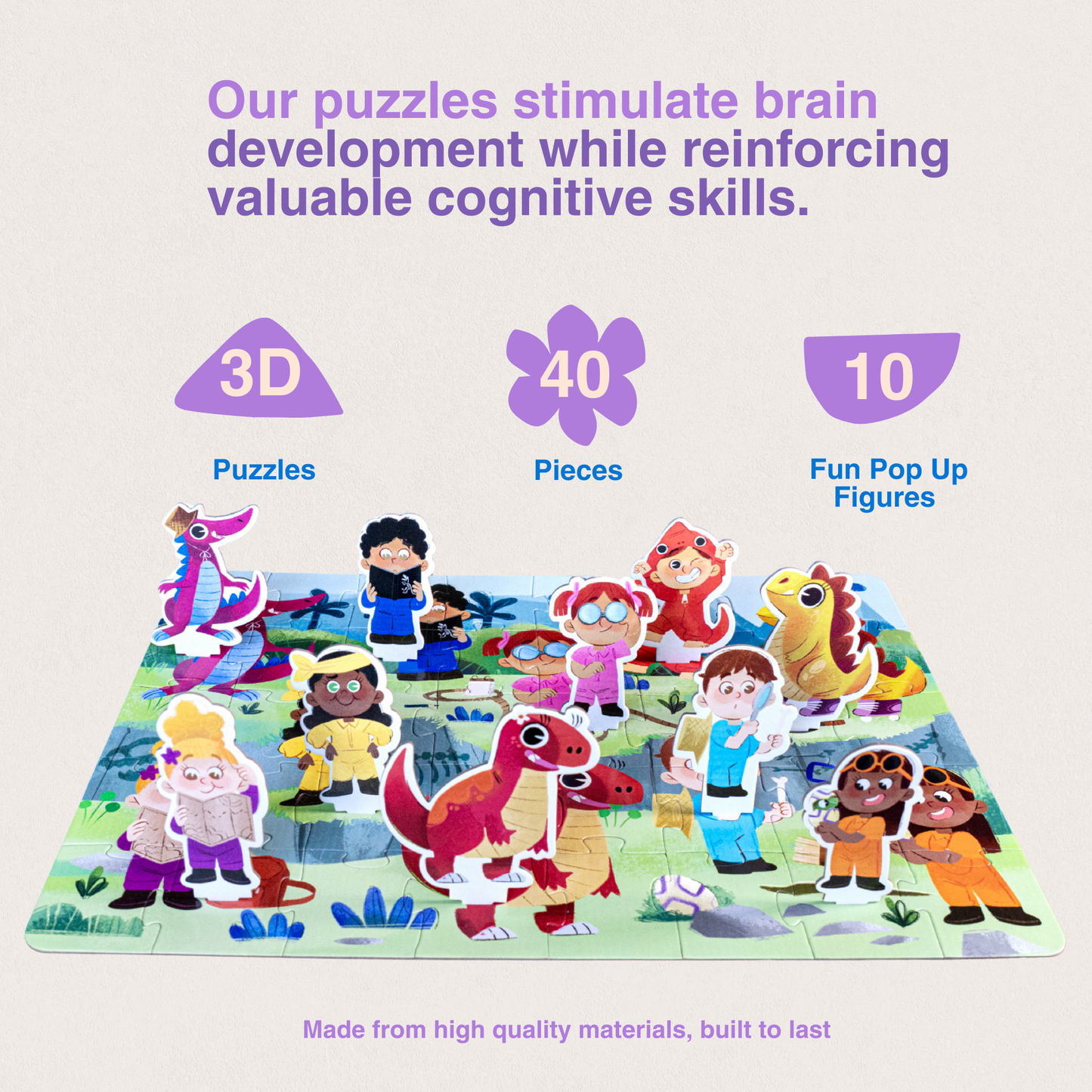 Dino Adventure Pop Up Puzzle