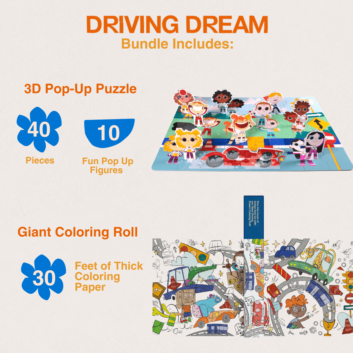 Driving Dream Activity Bundle - Crazy Little Books