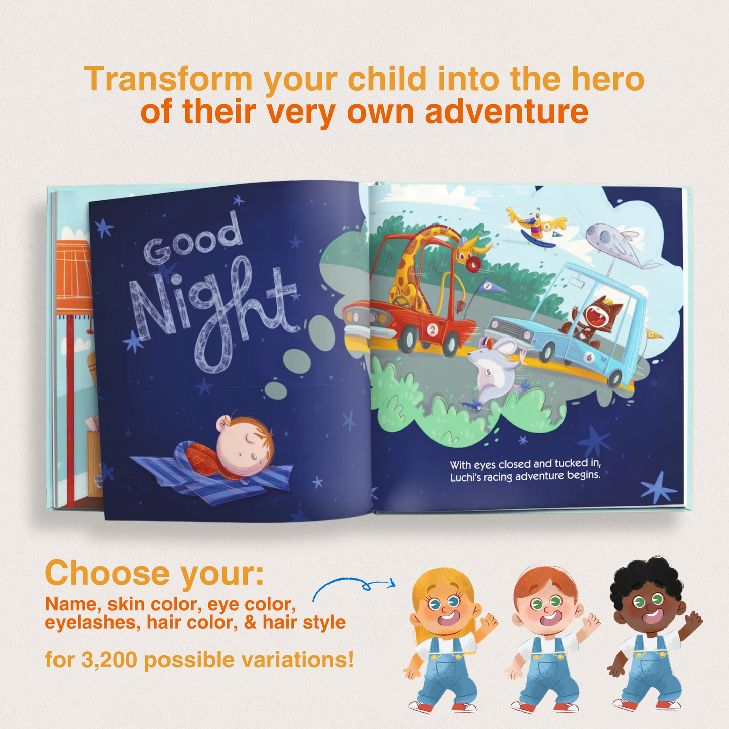 Driving Dream Personalized Book