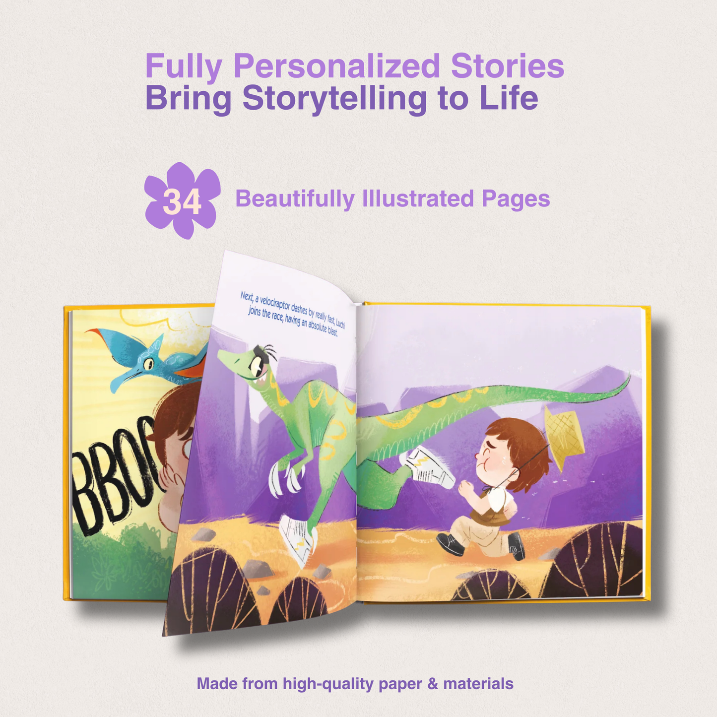 Dino Adventure Personalized Book