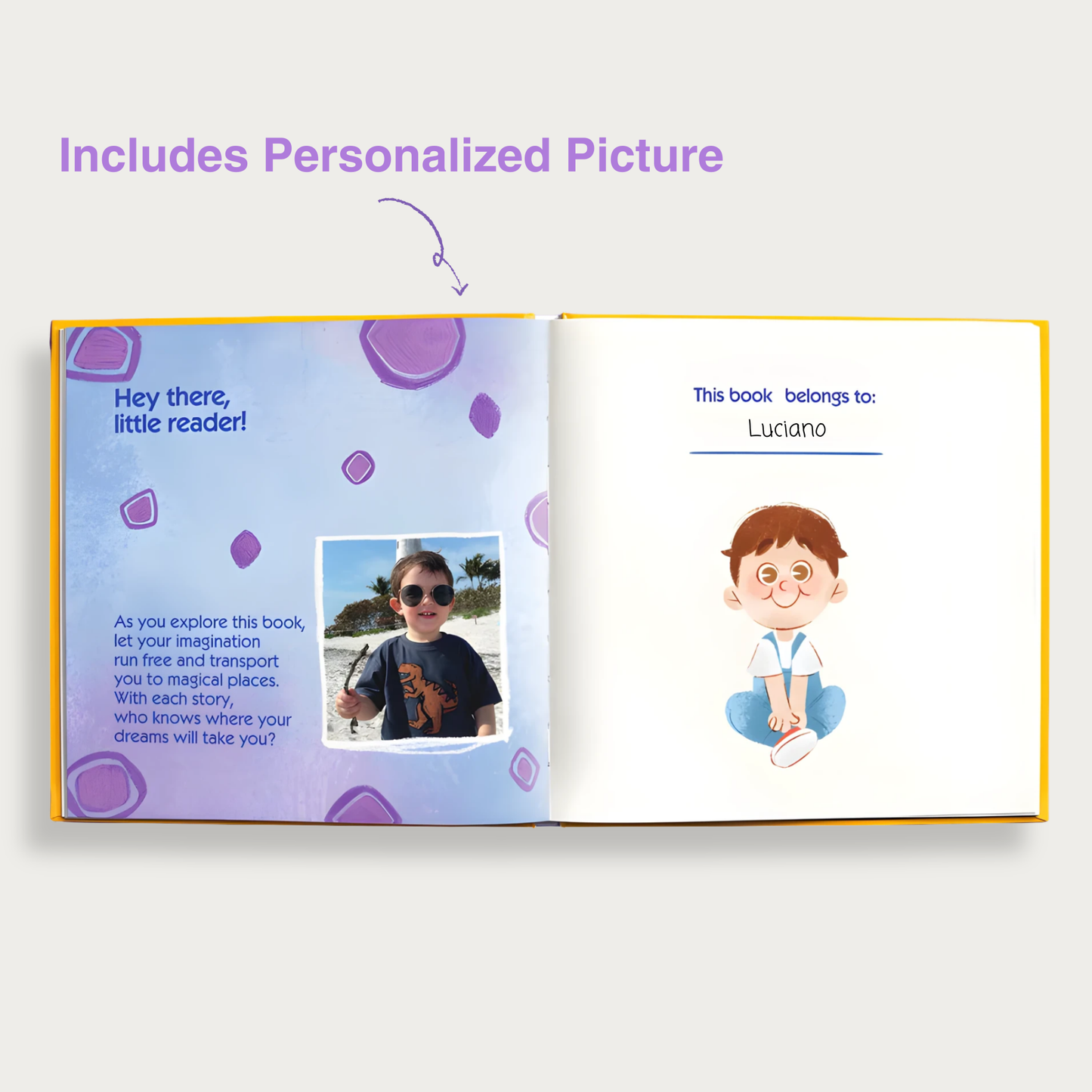Dino Adventure Personalized Book