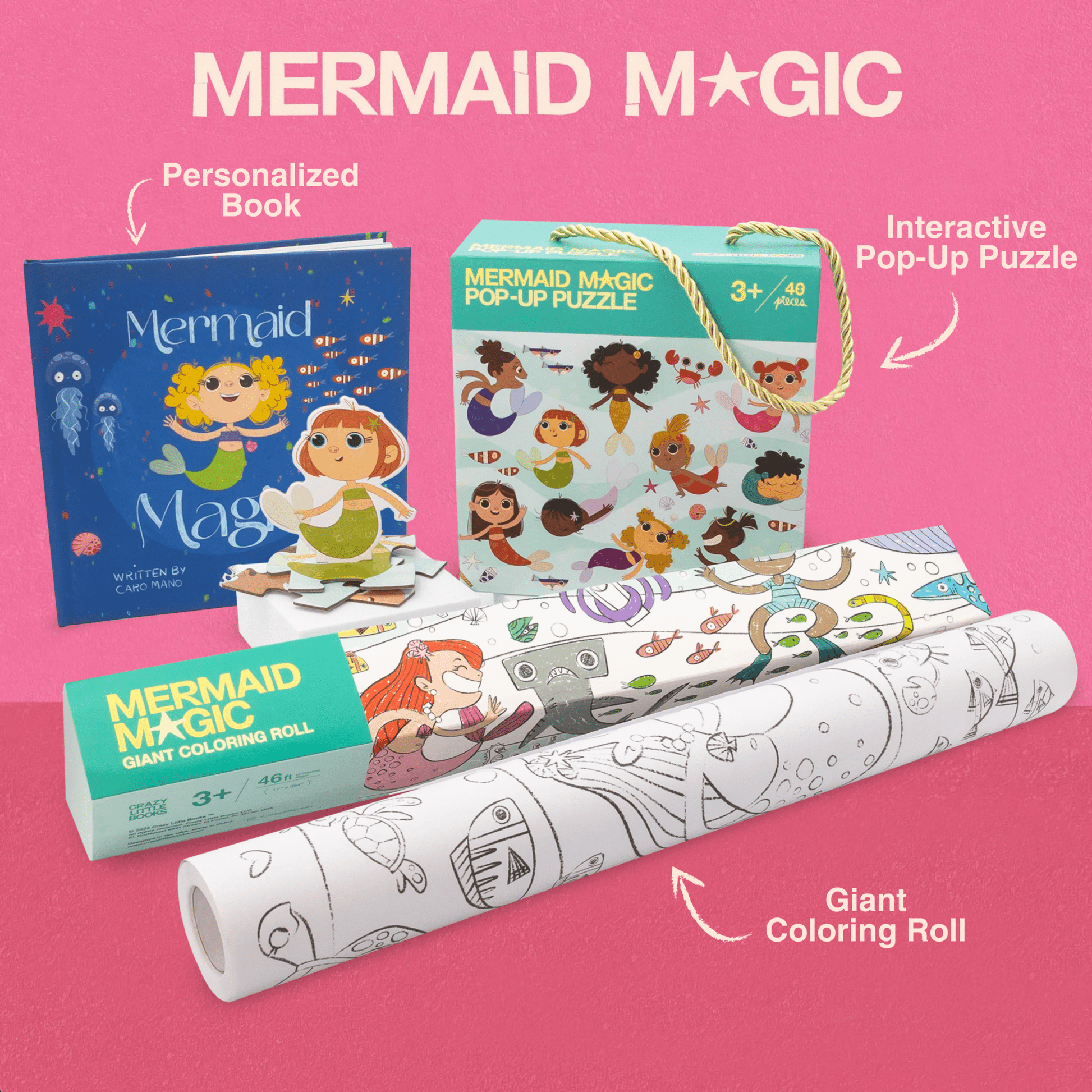 Mermaid Magic Personalized Bundle - Crazy Little Books