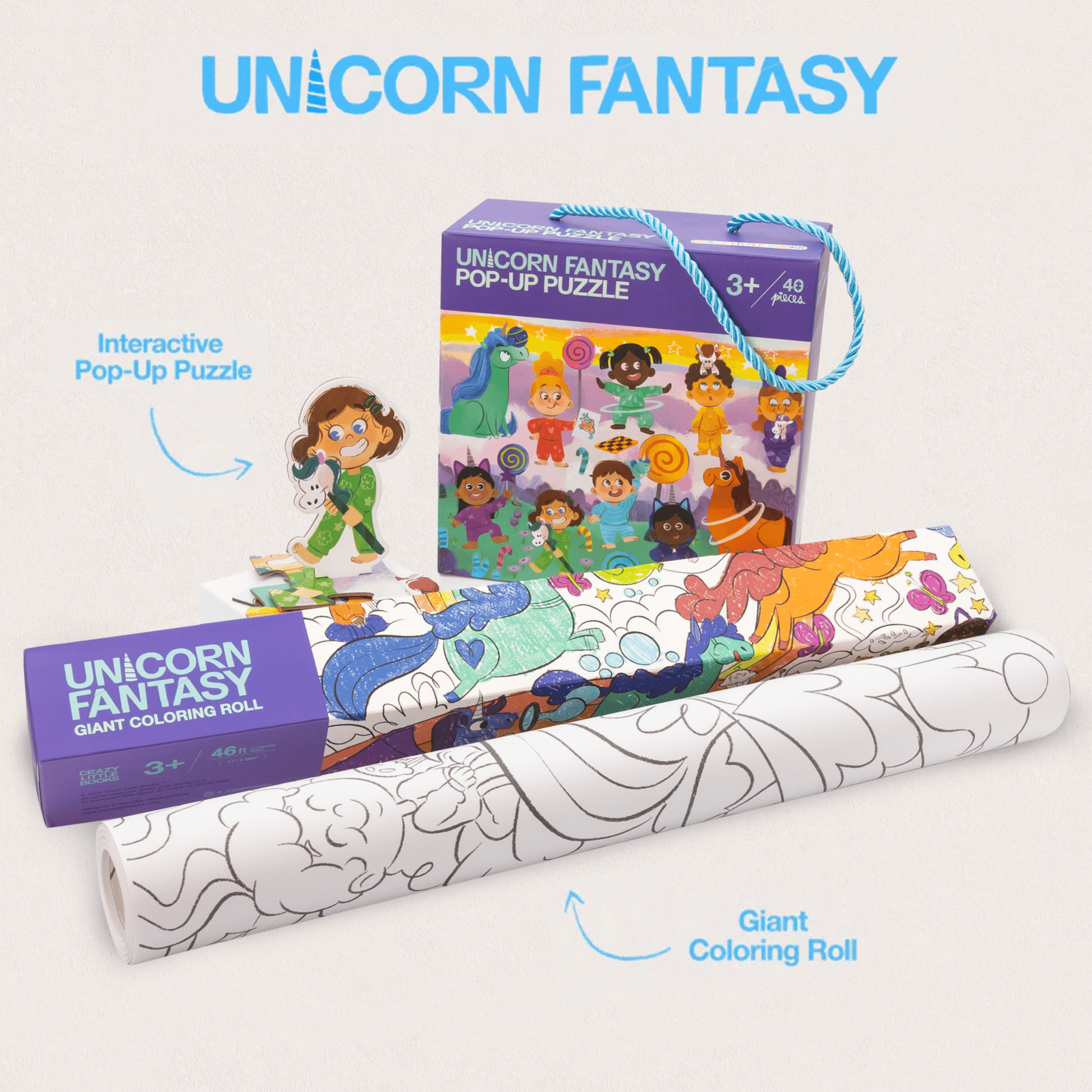 Unicorn Fantasy Activity Bundle - Crazy Little Books