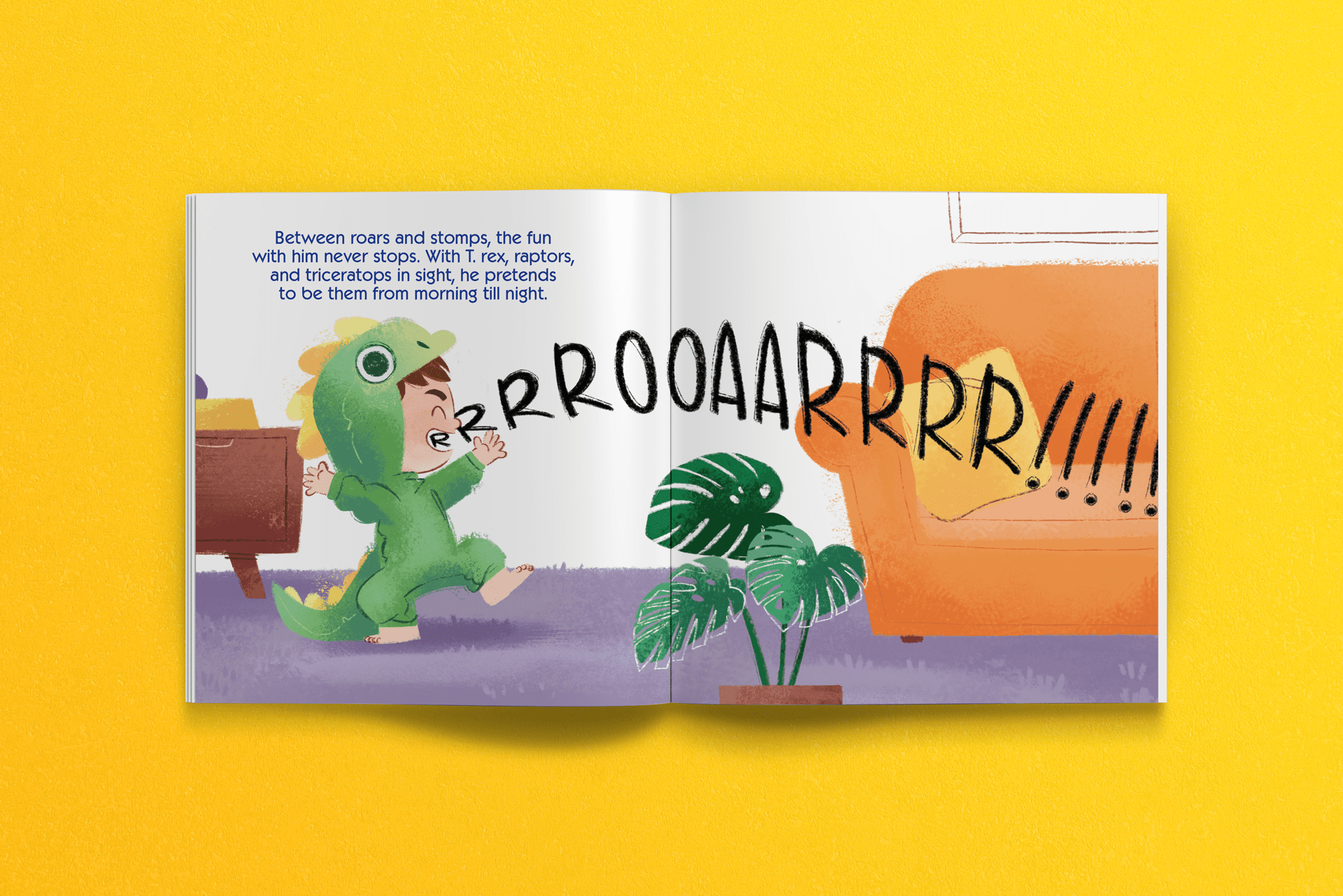 Dino Adventure - Illustrated Soft Cover Story Book - Crazy Little Books