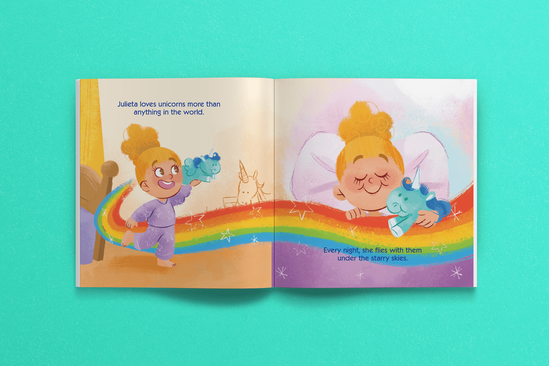 Unicorn Fantasy - Illustrated Soft Cover Story Book - Crazy Little Books
