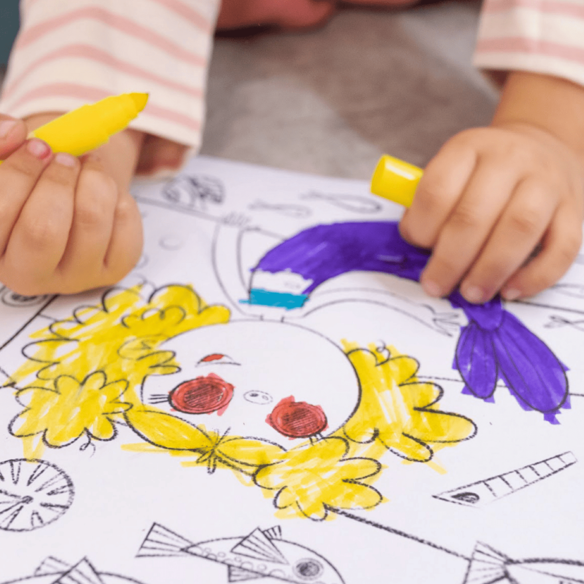 Mermaid Magic Coloring Roll - Crazy Little Books