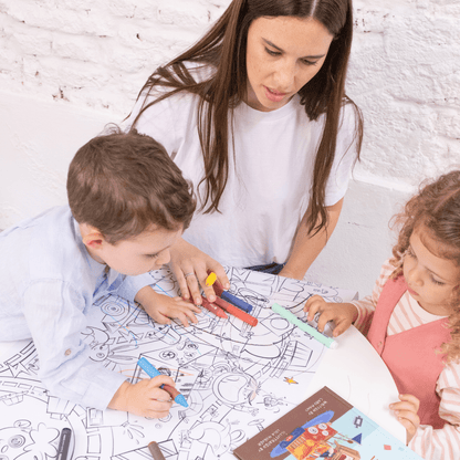 Driving Dream Coloring Roll - Crazy Little Books