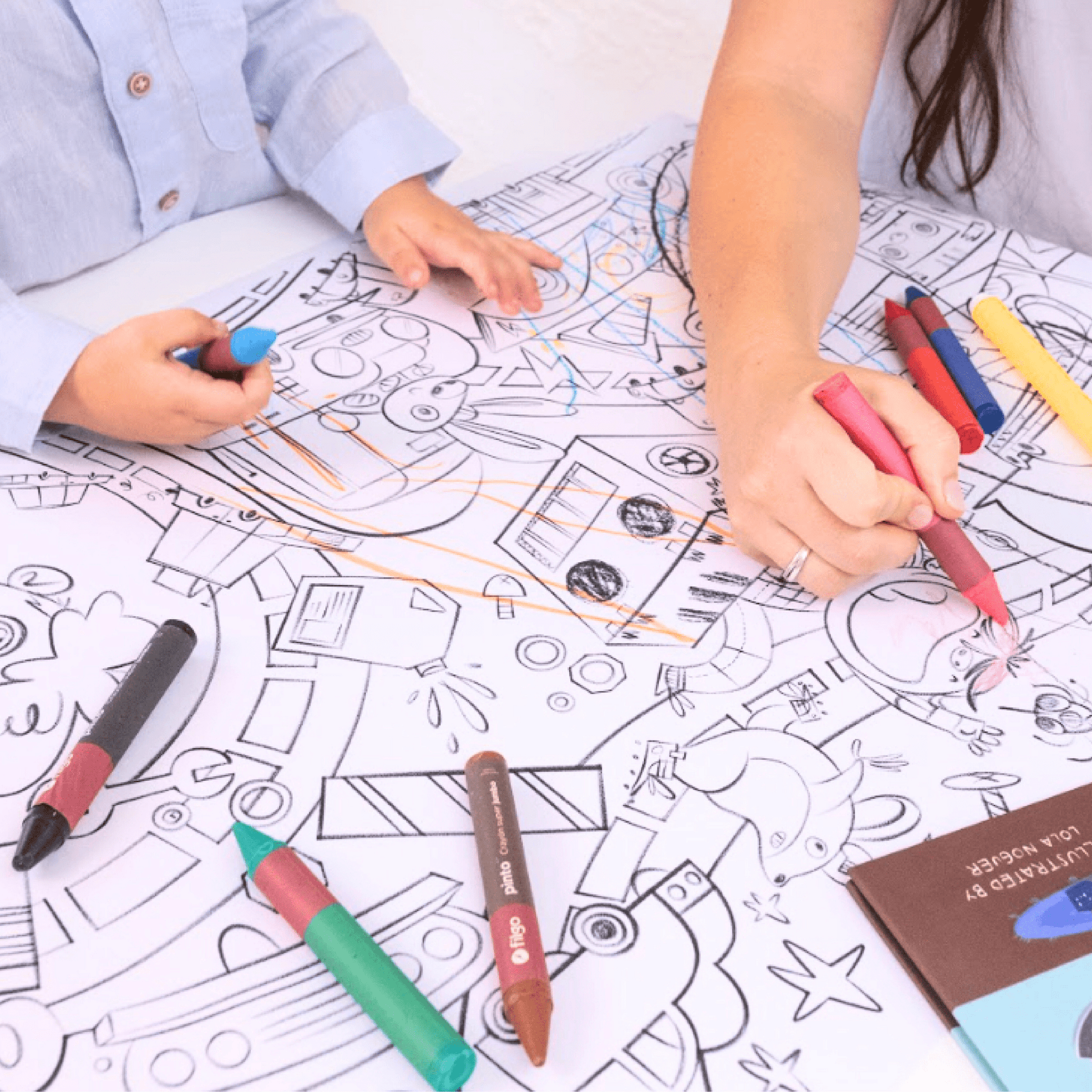 Driving Dream Coloring Roll - Crazy Little Books