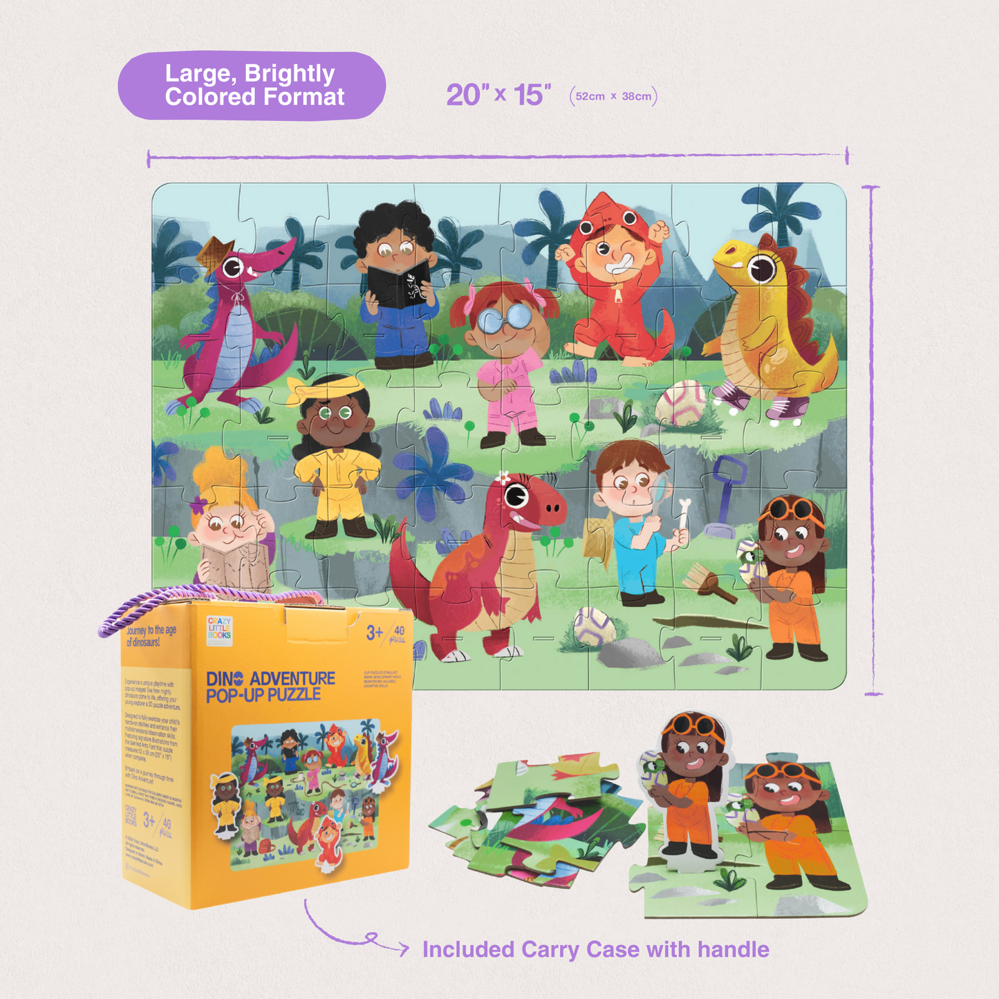 Dino Adventure Pop Up Puzzle