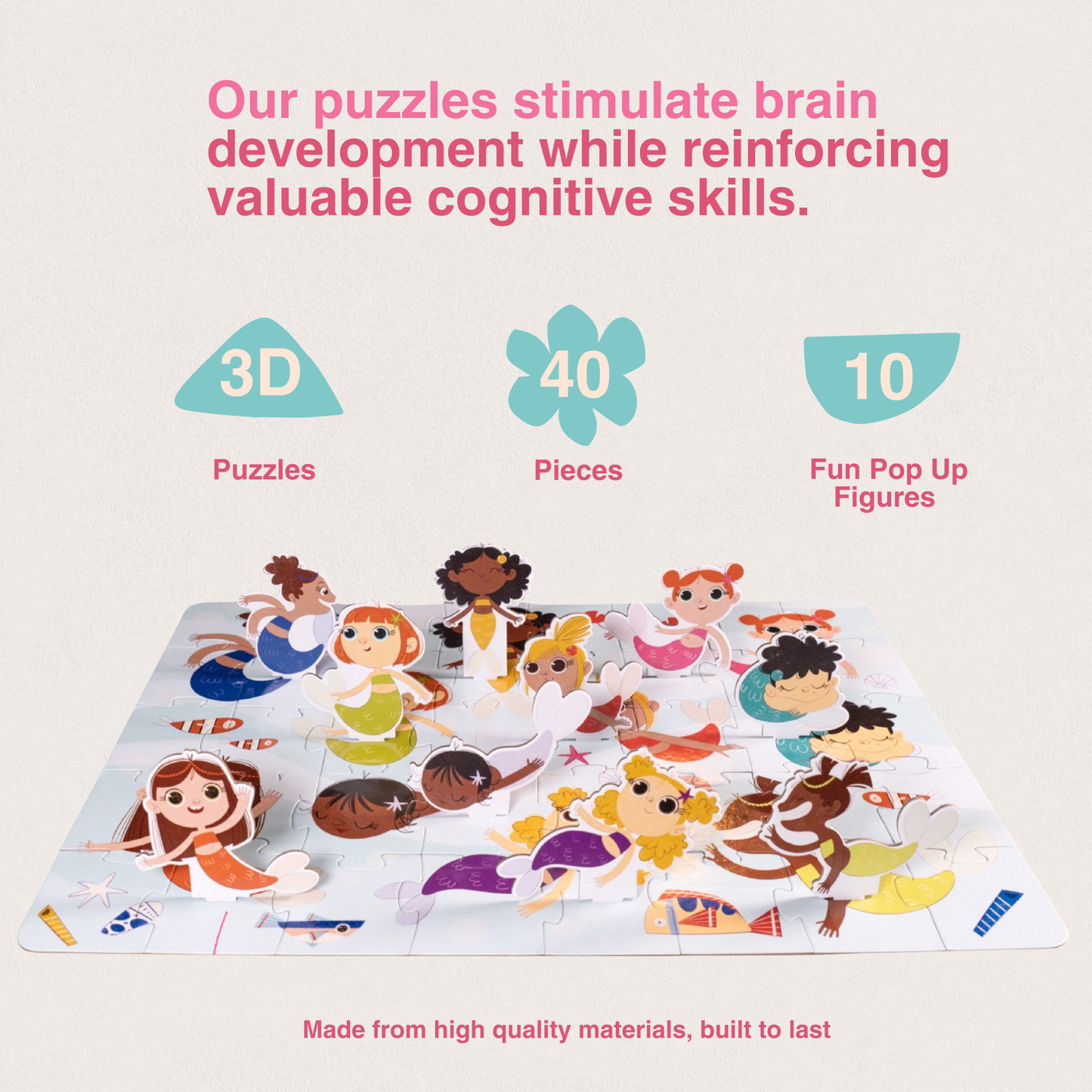 Mermaid Magic Pop-Up Puzzle
