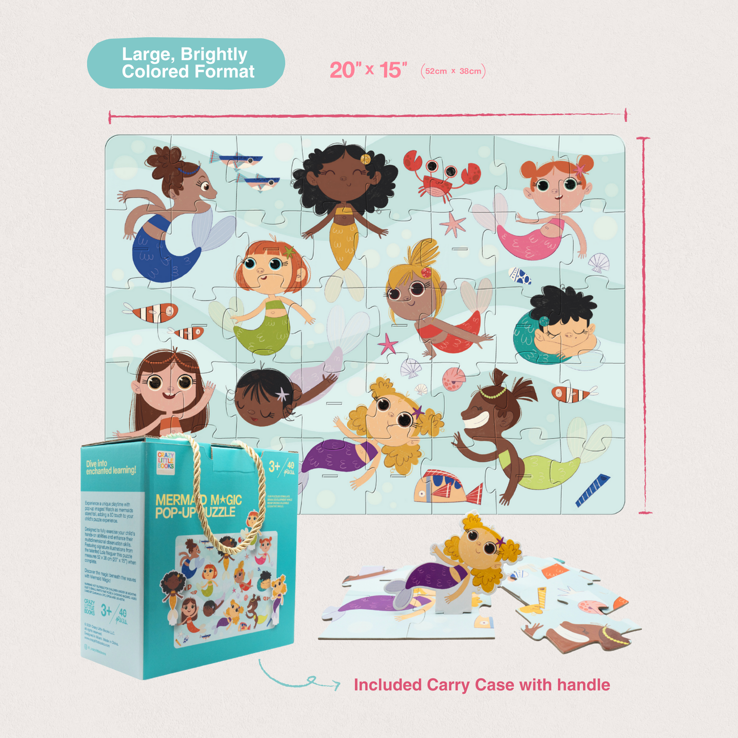 Mermaid Magic Pop-Up Puzzle