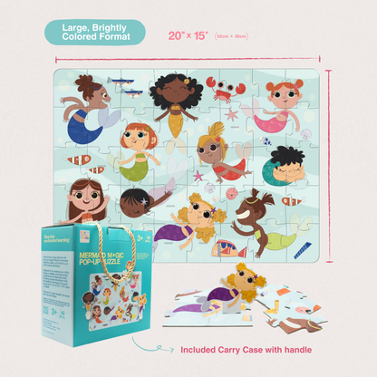 Mermaid Magic Pop-Up Puzzle