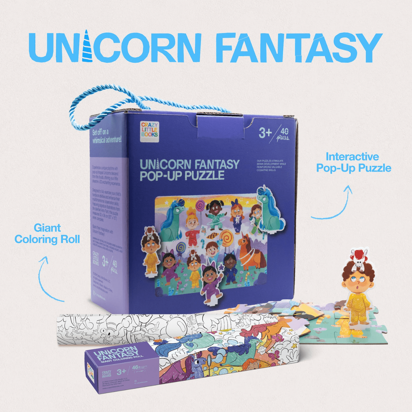 Unicorn Fantasy Activity Bundle - Crazy Little Books
